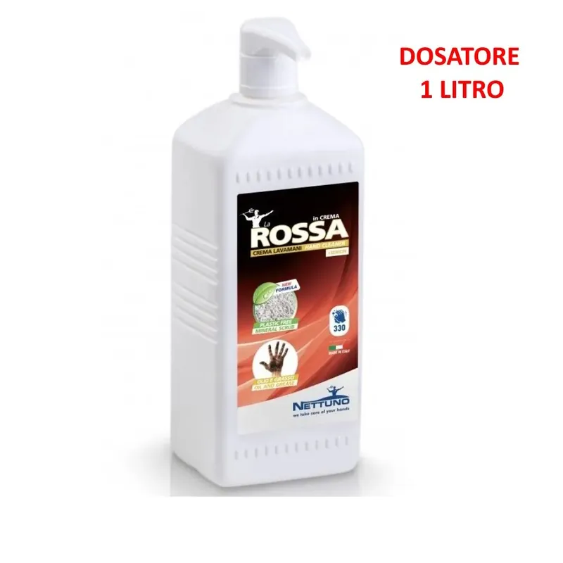 Populair LAVAMANI IN CREMA ROSSA NETTUNO DOSATORE 1 LT art.00668 -OFFERTA-