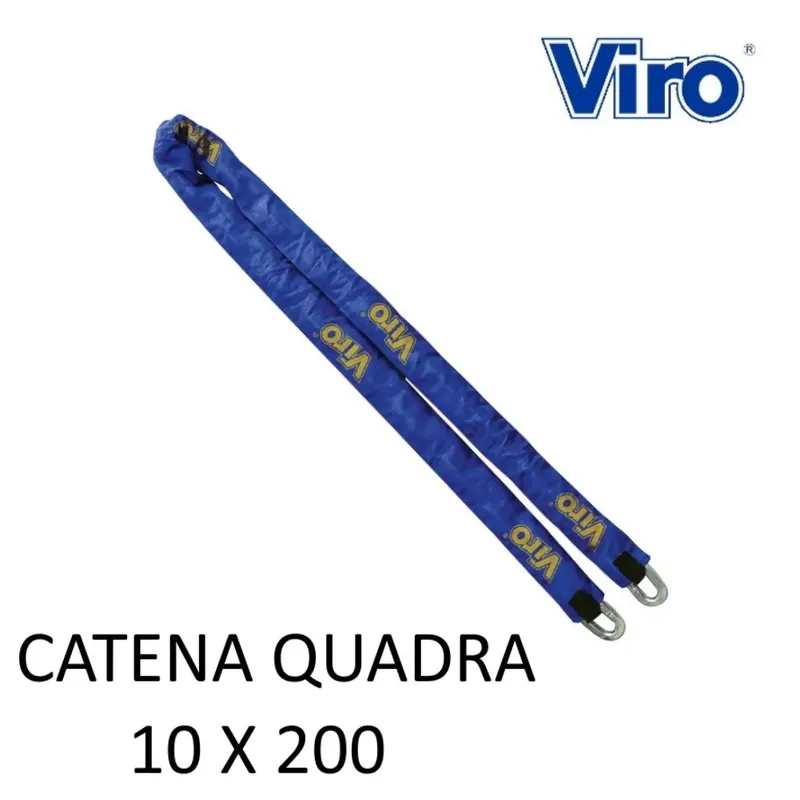Op = Op CATENA VIRO CM.200 A SEZIONE QUADRA DA MM.10 CON STOFFA