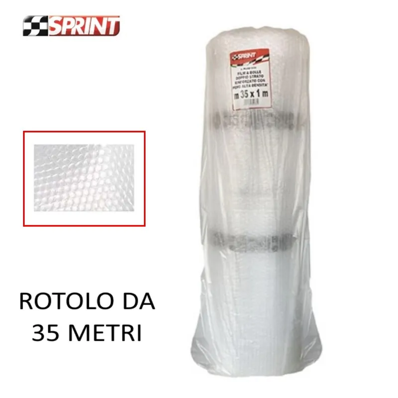 POLIETILENE PER IMBALLO AIRCAP ROTOLO MT.35X1 Tijdelijk Beschikbaar