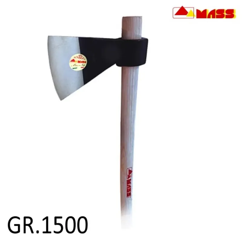 SCURE AQUILA GR.1500 IN ACCIAIO FORGIATO CON MANICO LEGNO Op = Op