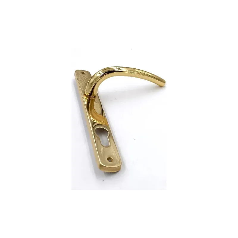 Veilige Betaling MANIGLIA GPB MILENA PLACCA YALE STRETTA OTTONE LUCIDO