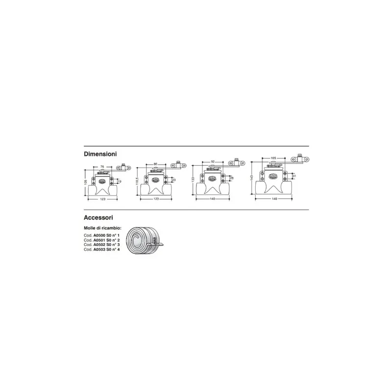 MOLLA MAB RICAMBIO N.4 . Beste Prijs