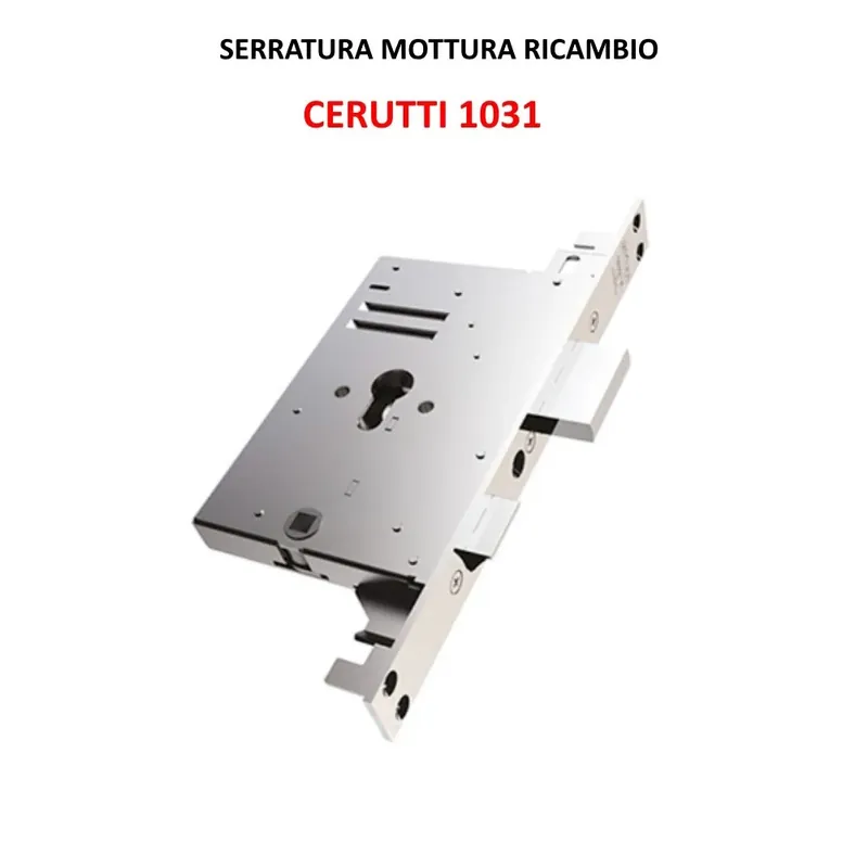 Merkproduct SERRATURA MOTTURA 89B750W00T A CILINDRO EUROPEO C/ TRAPPOLA RICAMBIO CERUTTI 1031