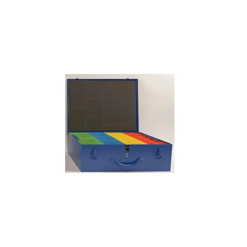 VALIGIA PORTAMINUTERIA IN LAMIERA CON 46 VASCHETTE MM.437X330X135 Favoriet