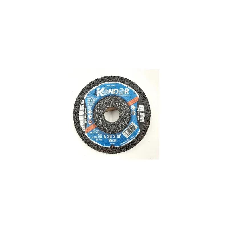 DISCO ABRASIVO KONDOR PER FERRO D.115X7X22 mm Nieuw