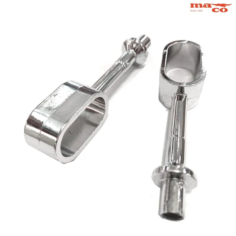Reggitubo Centrale Cromato art.776C per Tubo Ovale 30x15mm Gereduceerde Prijs