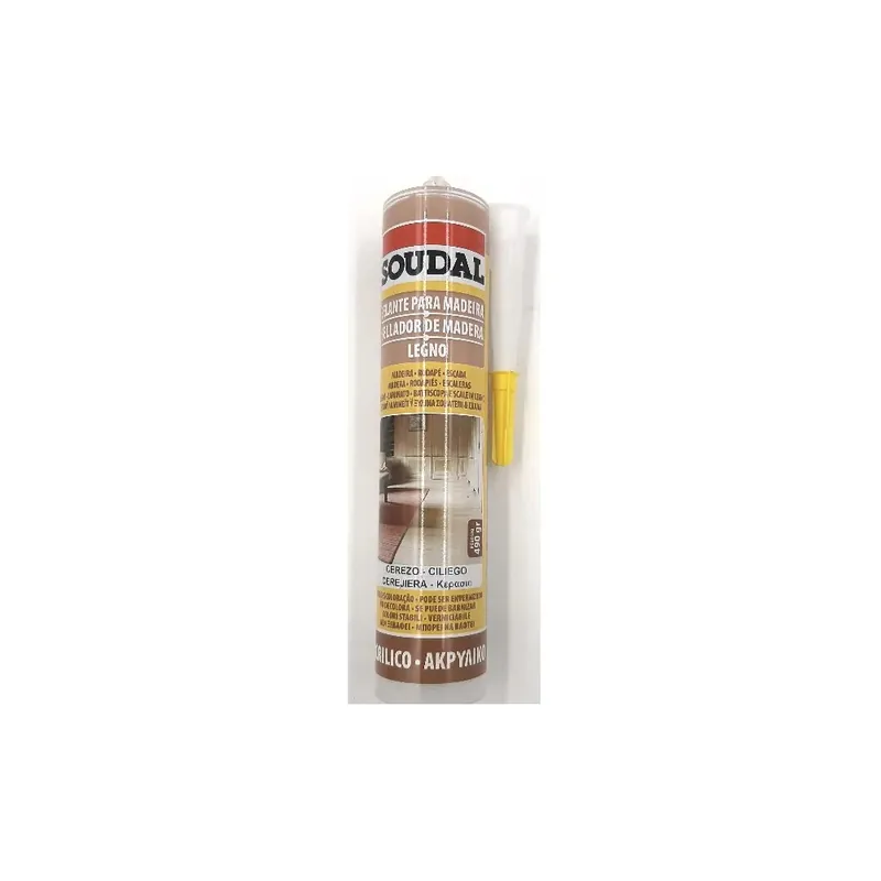 Koop Online SILICONE SOUDAL ACRILICO / VERNICIABILE CILIEGIO 300 ml