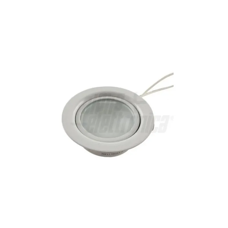 FARETTO DA INCASSO BIANCO PER INTERNO FORO 58 mm SENZA LAMPADINA Populair