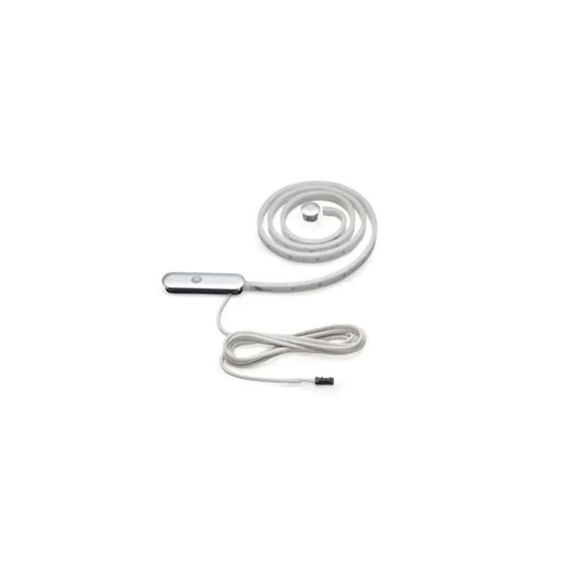 Express Levering LED FLESSIBILE IN SILICONE 1000MM LUCE NATURALE CON INTERRUTTORE TOUCH ARGENTO -PROMO-