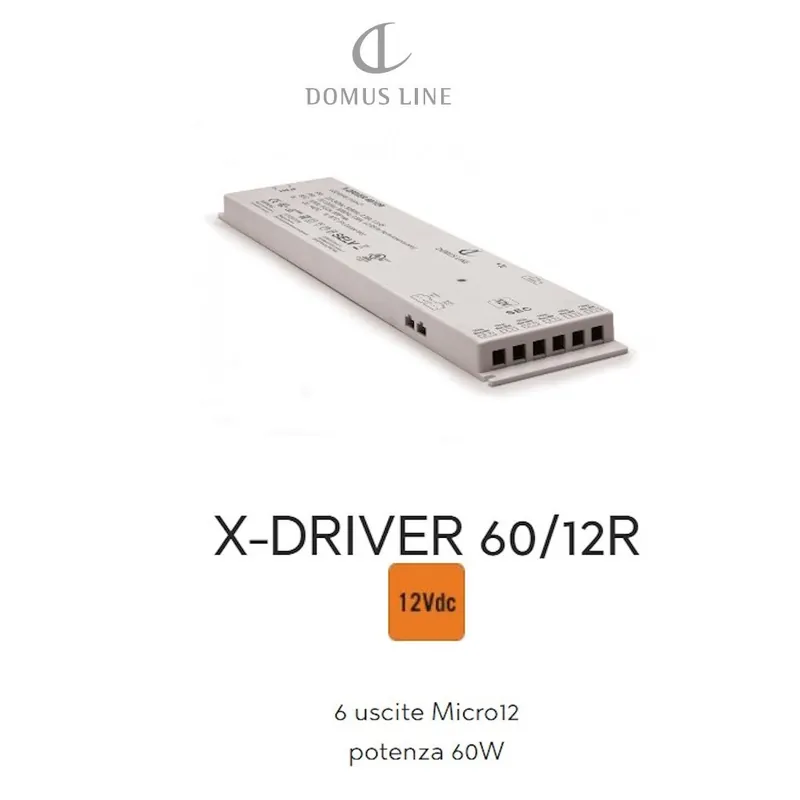 Merkproduct Alimentatore X-Driver Domus Line 12V 60W Smart LED – Miglior Prezzo