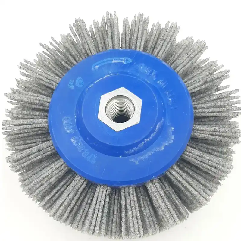 SPAZZOLA CIRCOLARE IN NYLON D.140x50 mm M14 Gr.46 Beperkt Aanbod