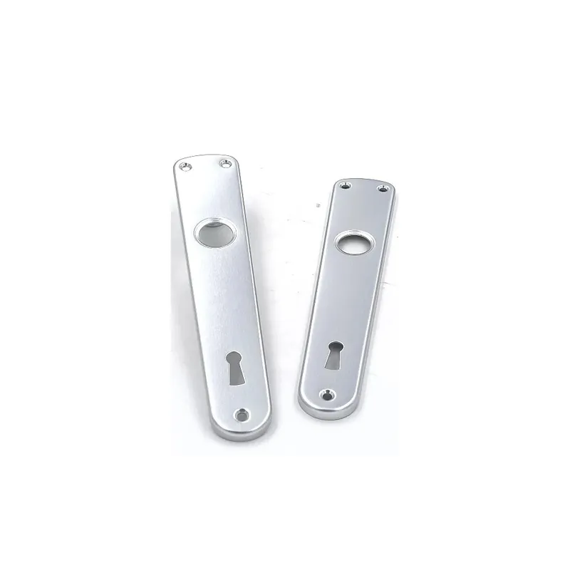 COPPIA PLACCA GPB BORDI TONDI FORO PATENT 8X90 ALLUMINIO ARGENTO Gecertificeerd