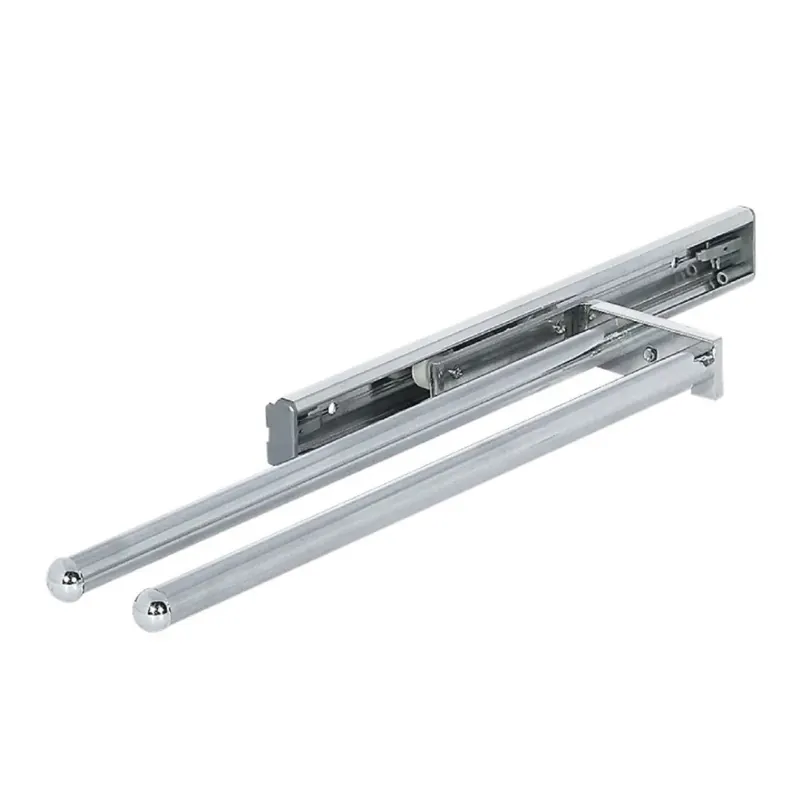 Direct Beschikbaar PORTA ASCIUGAMANI ESTRAIBILE MM.330 ALLUMINIO ARGENTO