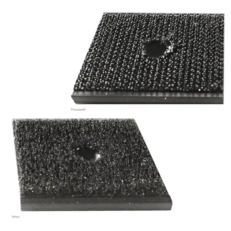 Finale Uitverkoop COPPIA PIASTRINE CON VELCRO/VELLUTO 34x34 mm