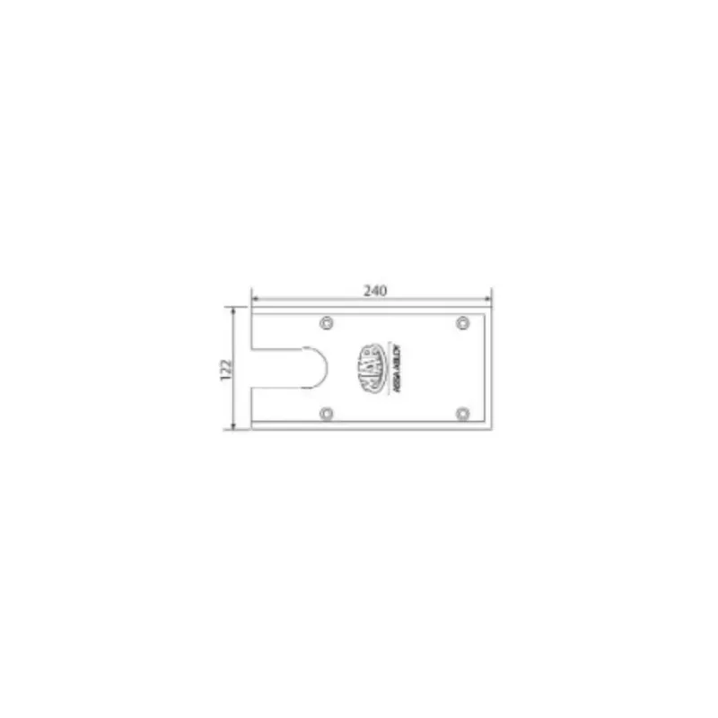 PIASTRA COPERTURA AC 530 INOX LUCIDO Koop Vandaag