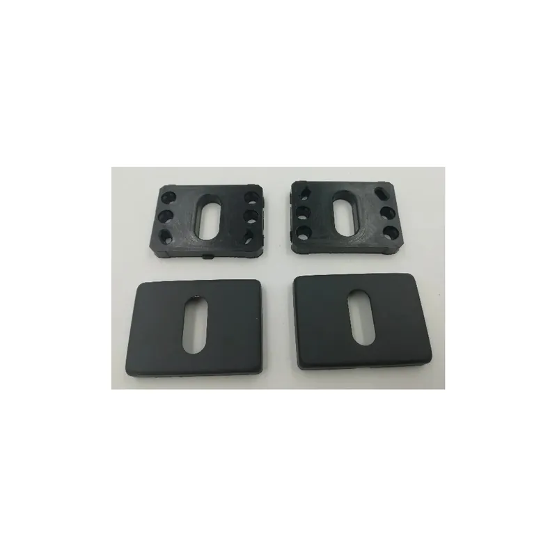 Hete Deal COPPIA BOCCHETTE PATENT REGUITTI NERO OPACO