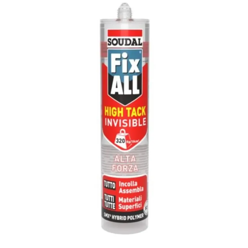 COLLA SOUDAL FIX ALL HIGH TACK INVISIBILE 290 ml Speciale Aanbieding