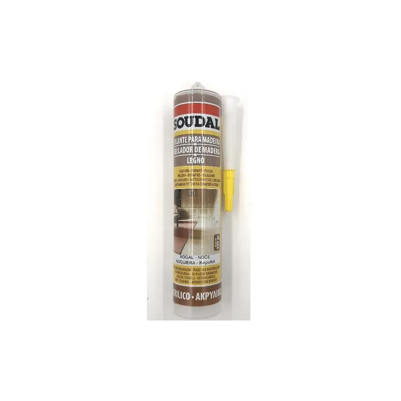 SILICONE SOUDAL ACRILICO / VERNICIABILE NOCE 300 ml Meest Verkocht