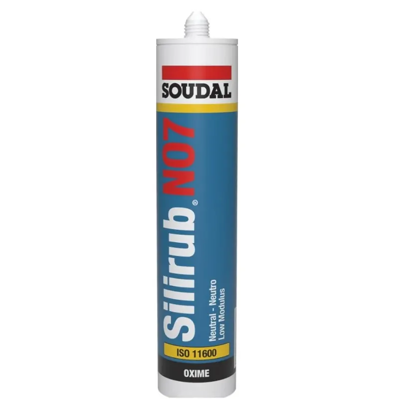 Uitverkoop SILICONE SOUDAL TRASPARENTE NEUTRO SILIRUB NO7 300 ml