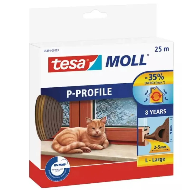 Snelle Levering PARAFREDDO TESA PROFILO "P" MT.25 MARRONE -PROMO-