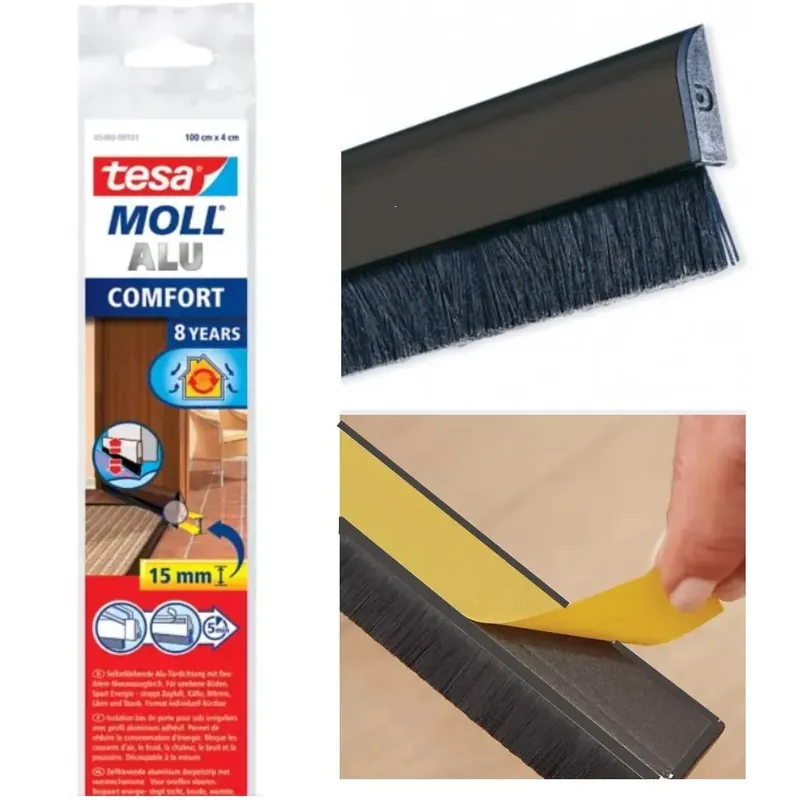 SPAZZOLA SOTTOPORTA TESA ALLU.MARRONE MT.1 OFFERTA Alleen Vandaag