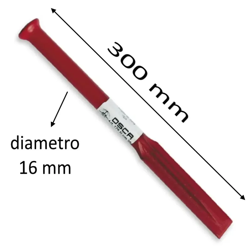 Hoge Kwaliteit SCALPELLO PER MURO PIATTO MM 300 USO MURATORI