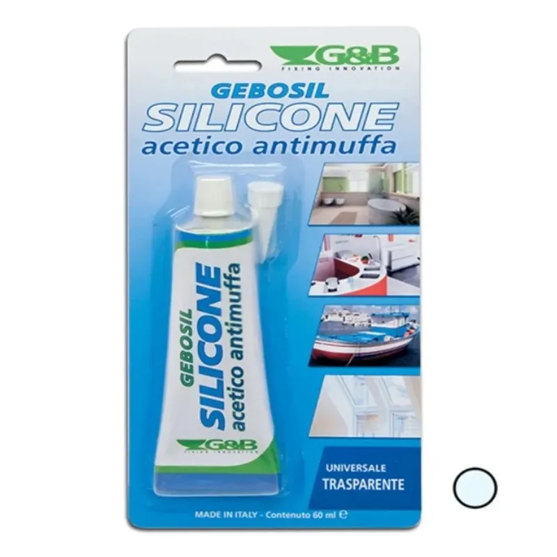 SILICONE TRASPARENTE ANTIMUFFA IN BLISTER OFFERTA Speciale Aanbieding