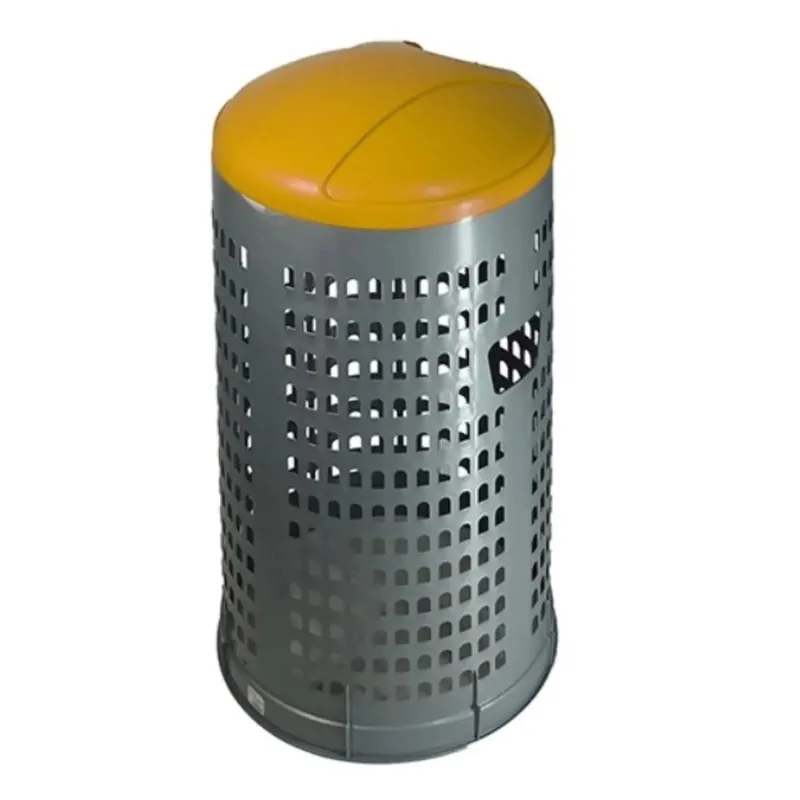 Op = Op TRESPOLO IN PLASTICA CON COPERCHIO COLORATO GIALLO