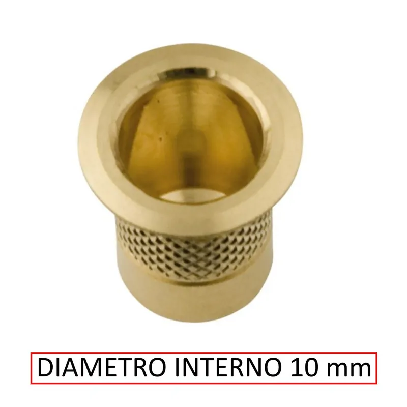 Seizoensaanbieding POZZETTO OTTONE SENZA MOLLA DIAMETRO INTERNO 10 MM