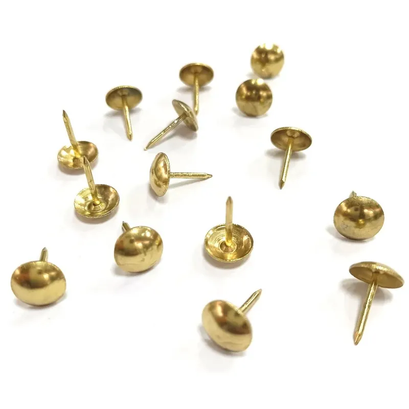 BULLETTA TAPPEZZIERE OTTONATA CON TESTA DIAMETRO 10 MM Hoge Kwaliteit