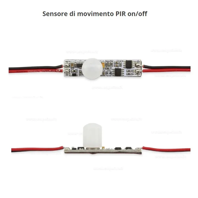 INTERRUTTORE CON SENSORE PIR DI MOVIMENTO PER PROFILO LED Uitverkoop