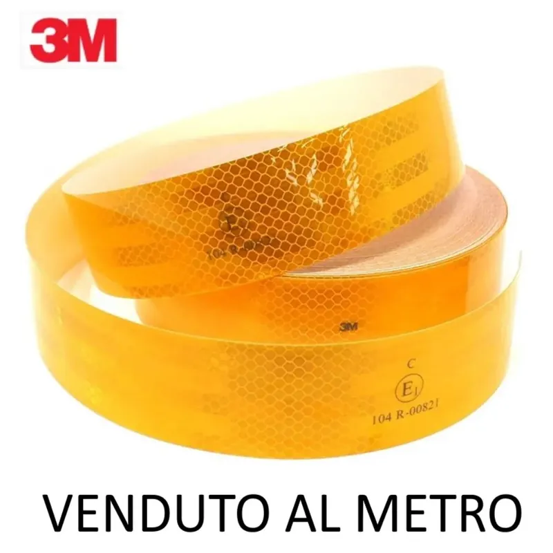 NASTRO 3M CATARINFRANGENTE GIALLO ADESIVO LARGO 55 MM VENDUTO AL METRO Speciale Aanbieding