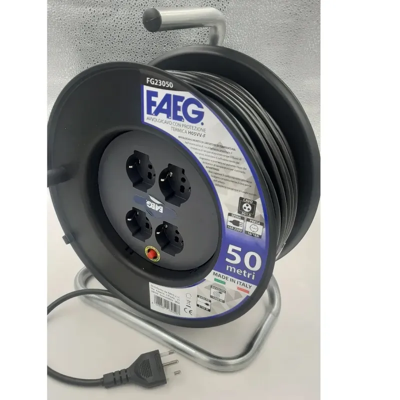 AVVOLGICAVO FAEG 23050 MT.50 CAVO 3X1,5 OFFERTA Goedkoop