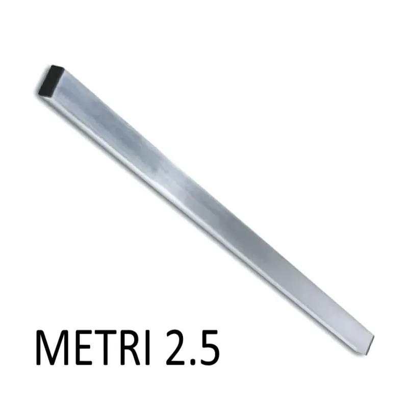 STADIA ALLUMINIO X MURATORE 60X30 LUNGHEZZA 2.5 METRI Alleen Vandaag