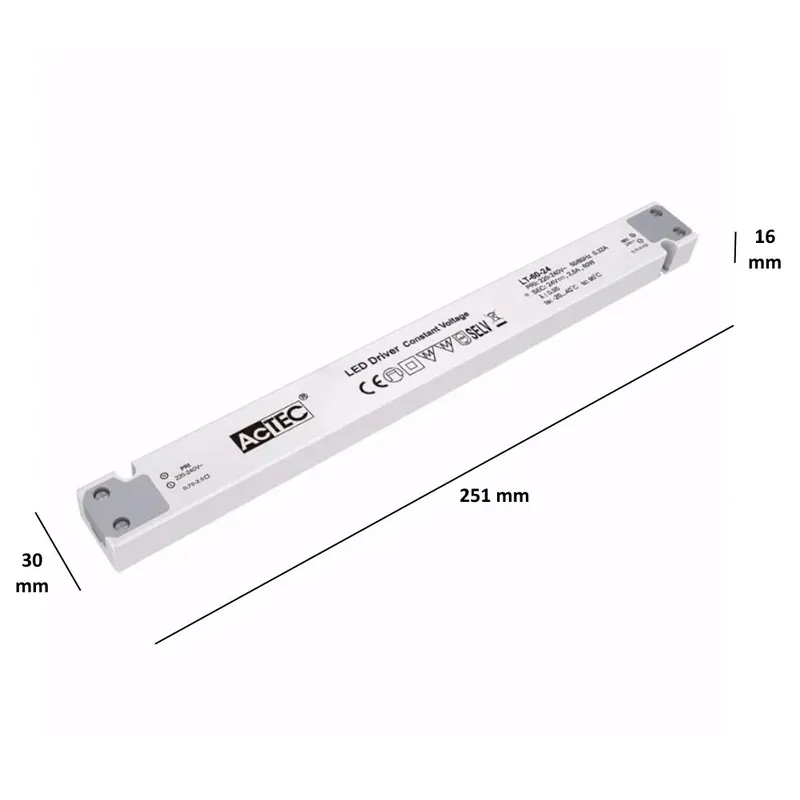 Actieprijs ALIMENTATORE ULTRASLIM 30 WATT 24 V AcTEC