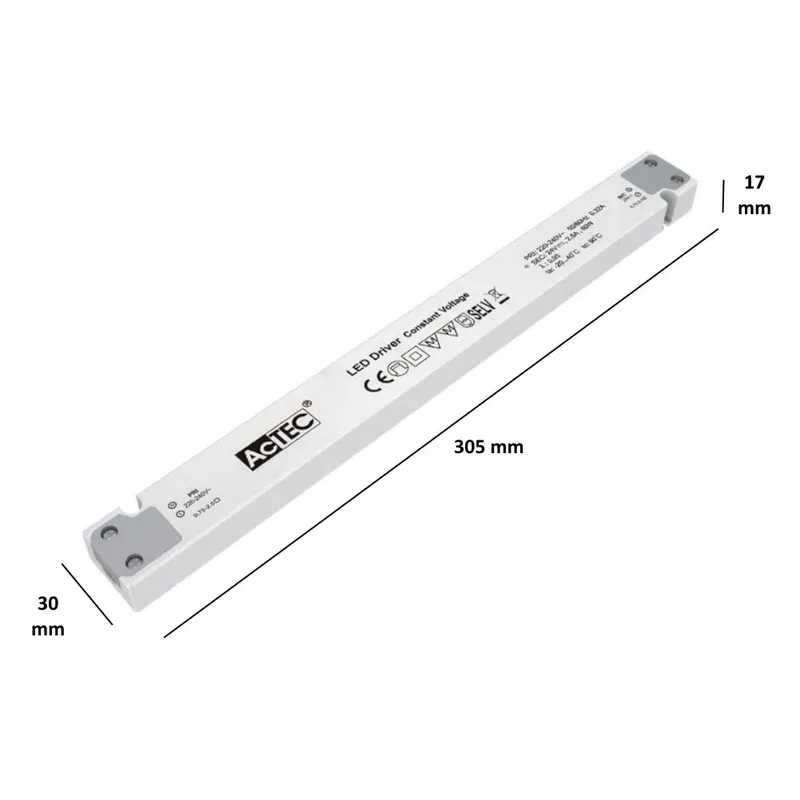 ALIMENTATORE ULTRASLIM 75 WATT 24 V AcTEC Gratis Retour