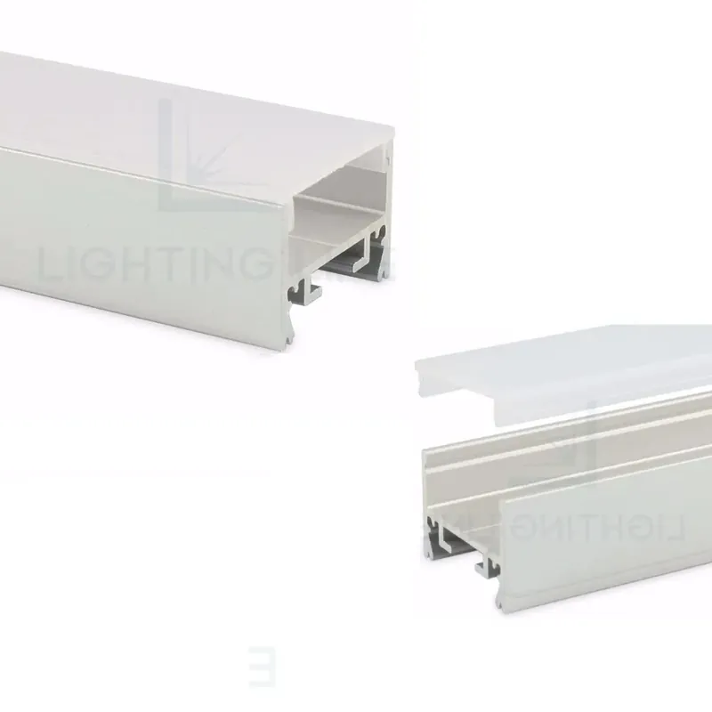 PROFILO PER LED RETTANGOLARE 21X16 mm CON COPERTURA OPACA BARRA DA 3 MT. Dagaanbieding