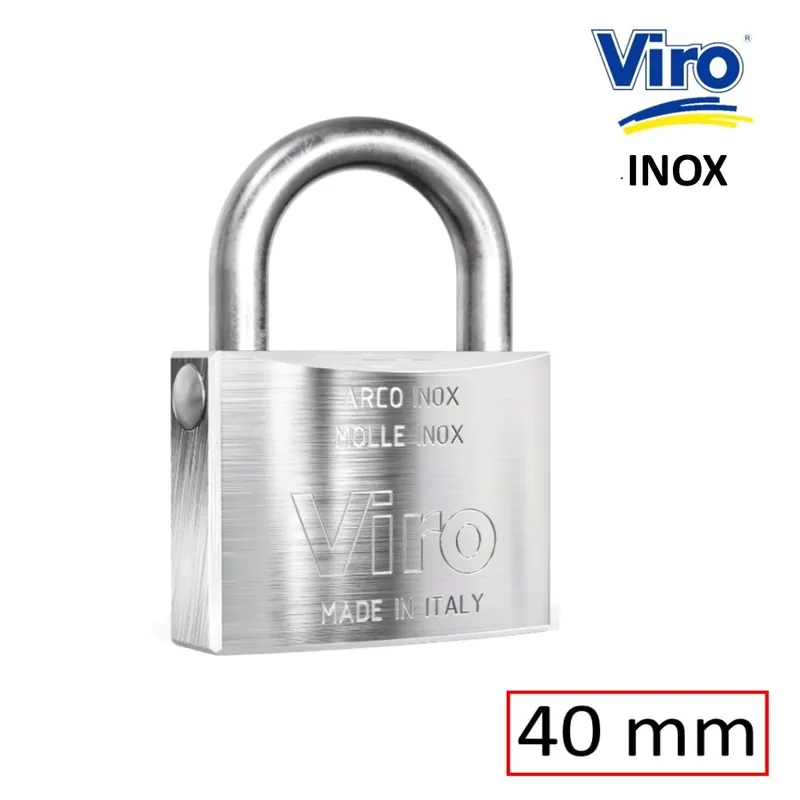 Veilige Betaling LUCCHETTO FAI BY VIRO INOX "MARE" MM 40