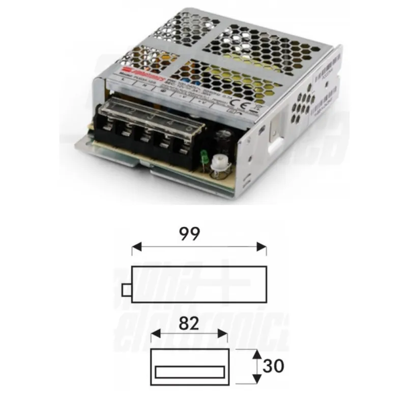 ALIMENTATORE DA QUADRO GRIGLIATO 36 WATT 12V 3000mA ALPHATRONIC Goedkoop