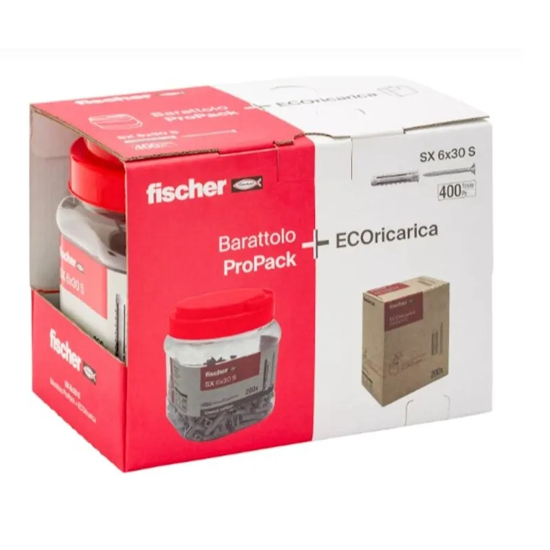 Actieprijs BARATTOLO+ECORICARICA 400 TASSELLI SX6 S con VITI -OFFERTA-