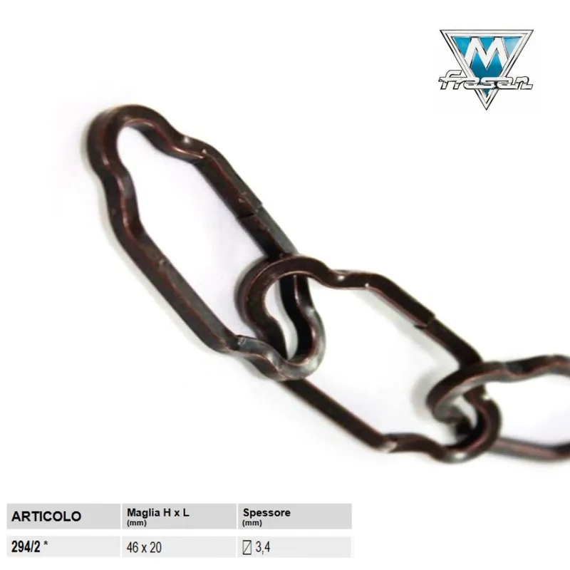 Veilige Betaling CATENA PER LAMPADARI SAGOMATA BRONZATA (PZ 50 CM)
