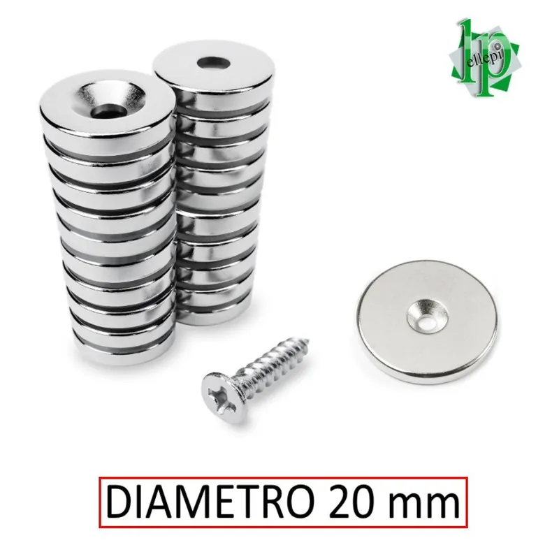 CALAMITA DIAM.20 CON FORO SVASATO ATTRAZZIONE FRONTALE (COPPIA) Goedkoop
