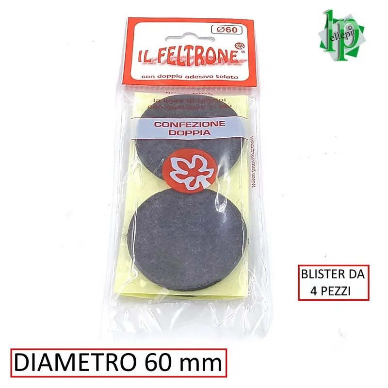 FELTRI TONDI DIAM.60 MM MARRONI IN CONF.DA 4 PEZZI Nu Kopen