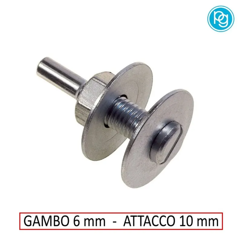 Uitverkoop PERNO DI FISSAGGIO CON GAMBO MM 6 X 10 MM