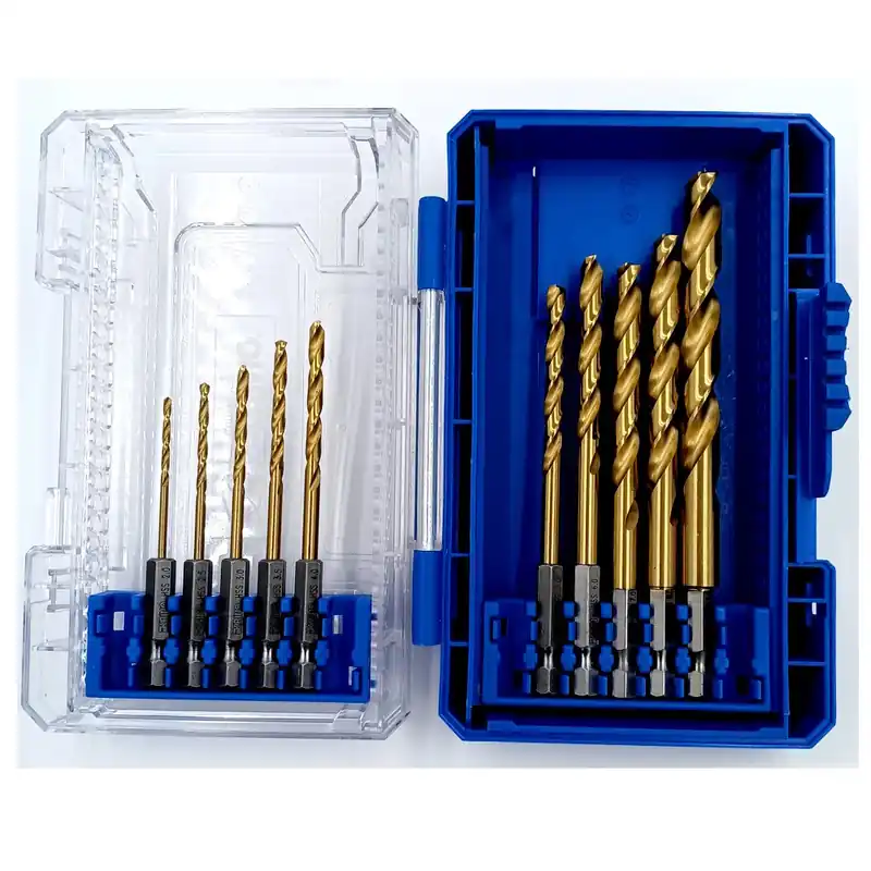 SERIE 10 PUNTE rivestite al TITANIO da 2-10 mm Speciale Aanbieding
