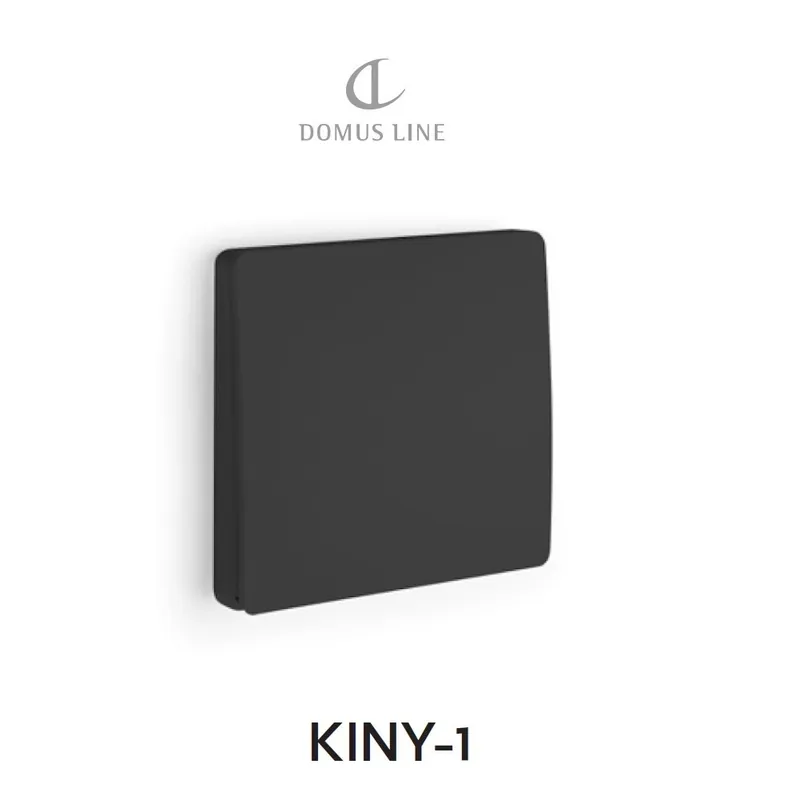 Laatste Kans INTERRUTTORE APPLICATO CINETICO DOMUS LINE KINY 1 TASTO NERO -OFFERTA-