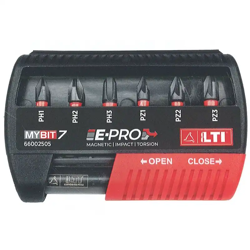 SET 7 INSERTI IMPACT E-PRO MYBIT7 da 1/4" OFFERTA Betrouwbaar
