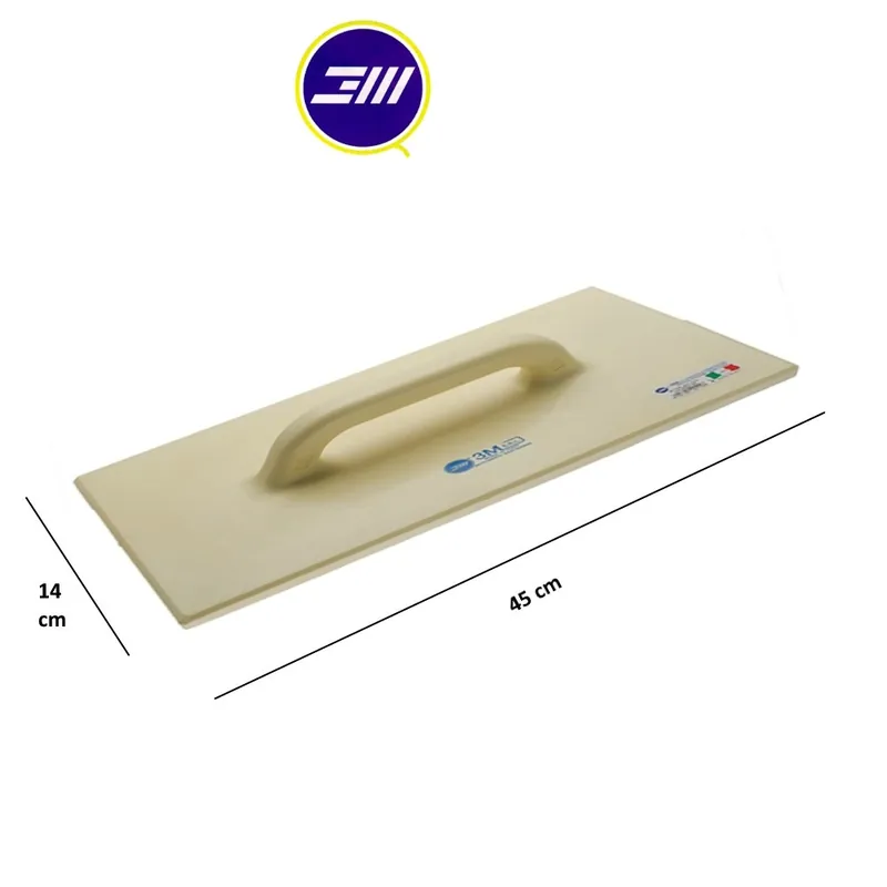 FRATTAZZO IN POLIURETANO RESINA GIALLA 45X14 CM 3MLAVORA Beperkt Aanbod