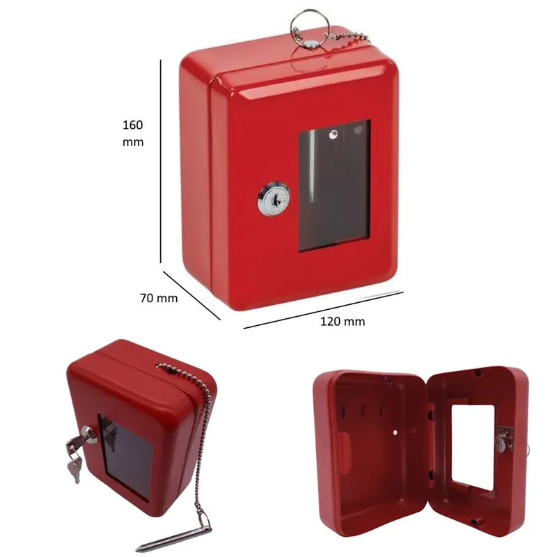 Exclusieve Aanbieding CASSETTA PORTACHIAVI EMERGENZA ROSSA 160X110X65 KA