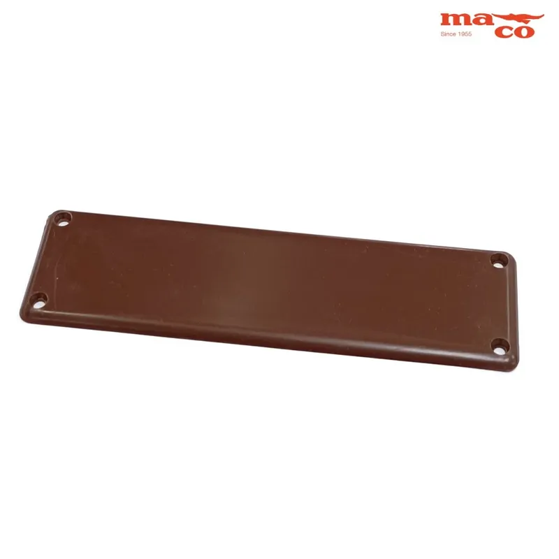 Nu Kopen COPRISERRATURA 135 X 37 MM IN PLATICA MARRONE